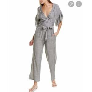 Red Carter Wrap Top‎ Wide Pant Jumper Blue White Striped Size XS